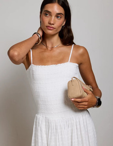 AE77 Smocked Maxi <b>Dress</b> - Product Image 2