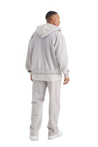 Chándal Deportivo para Hombre de la Mejor Calidad, Venta al por Mayor, Tallas Grandes, Logotipo Personalizado, Chándal de Dos Piezas con Cremallera Completa para Hombre - Product Image 3