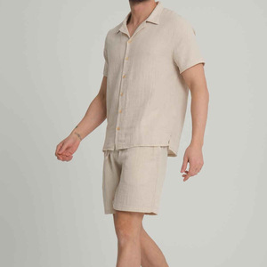 Conjunto de Camiseta y Pantalones Cortos de Playa de Algodón, Atuendo Moderno con Estampado, Nueva Llegada, Camiseta de Alta Calidad - Product Image 2