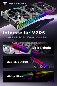 Hurricane Beast Jungle Leopard Interstellar Building Blocks V2 RS Chassis Interface Clip-on Éclairage ARGB Ventilateur 12cm - Product Image 6