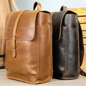 Mochila de Cuero Impermeable de Alta Calidad, Estilo Vintage, Antirrobo, para Portátil, de Cuero Genuino, LBP-0454 - Product Image 6