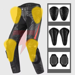 Pantalones de Motocicleta de Cuero para Invierno, Duraderos y Transpirables, con Cintura Ajustable para un Viaje Largo y Cómodo - Product Image 2