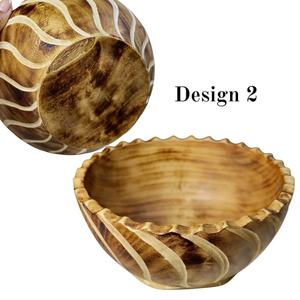 Tazón de Madera para Servir en la Cocina, Diseño Minimalista y Ecológico para Regalos, Vajilla de Venta Caliente, Tazón para Ensaladas al por Mayor - Product Image 5