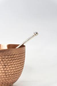 Taza de cobre de diseño minimalista, taza simple de cobre puro para beber agua desintoxicante con limón o menta y uso ayurvédico. - Product Image 5