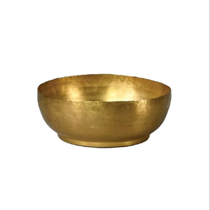 Bol de service en aluminium fait main pour une décoration de table unique, mettant en valeur l'artisanat et la beauté métallique moderne - Product Image 1