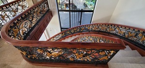 Barandillas Modernas de Hierro Fundido para Escaleras, Balaustres Metálicos Ornamentados, Resistentes al Óxido, Instalación DIY, Uso en Escaleras Interiores de Apartamentos, Marca KHP - Product Image 5
