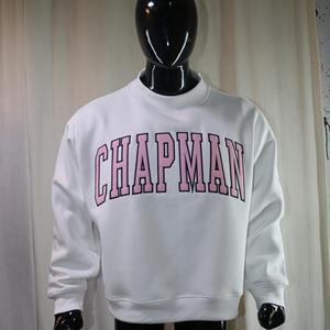 Sudadera CHAPMAN con cuello simulado, 450 GSM, bordado con nombre personalizado, corte holgado, 100% algodón, felpa francesa. - Product Image 3