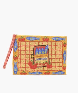 Bolso de Hombro Tipo Clutch con Cuentas, Estilo Bohemio, Diseño Indio, para Mujer, Hecho a Mano, de Lona, para Uso Diario, Viajes y Salidas Nocturnas - Product Image 6