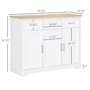 Armario de cocina de roble blanco - Product Image 3