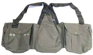 Ensemble gilet et ceinture de fauconnerie en toile de nylon imperméable et respirante avec motif imprimé pour la manipulation des oiseaux - Product Image 6