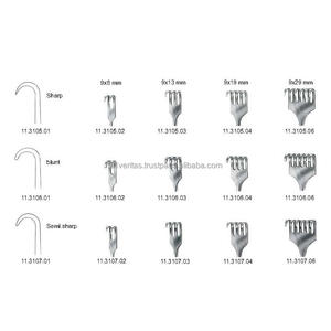 Retractor Quirúrgico Manual A-1 VERITAS Instruments Volkmann, Tamaños Personalizados, Acero Inoxidable, Modelo 11.3105.01, Reutilizable, CE - Product Image 4