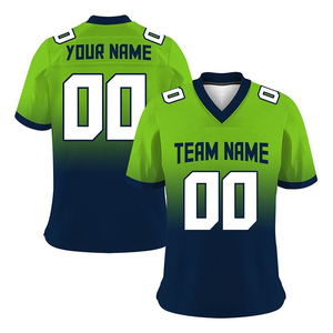 เสื้อฟุตบอลตาข่ายระบายอากาศ แขนสั้น คอวี พิมพ์ลายแบบ Sublimation ออกแบบเสื้อฟุตบอลตามสั่ง ระบายอากาศได้ดี - Product Image 3