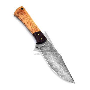 Cuchillos de Hoja Fija con Mango de Madera de Alta Calidad para Bricolaje, con Personalización OEM, Tamaño Personalizado y Hoja de Acero Inoxidable - Product Image 5