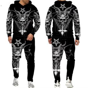 Conjunto Deportivo Unisex Vintage con Capucha Estampado, 100% Poliéster, Ropa Deportiva de Invierno, Antibacteriano, Sudadera Ligera, Ecológico - Product Image 6