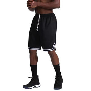 Pantalones Cortos Deportivos de Baloncesto Transpirables de Alta Calidad, 100% Poliéster, con Logotipo Personalizado, Estilo Urbano, Diseño Sólido Sublimado - Product Image 3