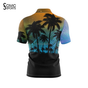 Custom Printed Sublimated Reversible Plus Size <b>Bowling</b> Jerseys Cheap Team Shirts OEM Logo Polyester - Product Image 4