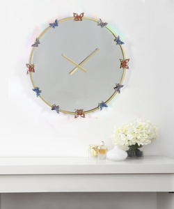 Les finitions modernes complètent les styles de meubles contemporains, les horloges murales en métal offrant une satisfaction esthétique durable. - Product Image 4