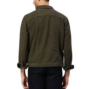 Vestes en jean pour hommes les plus vendues, col montant, patchwork, design personnalisé, 100 % coton, prix de gros pour l'hiver - Product Image 2