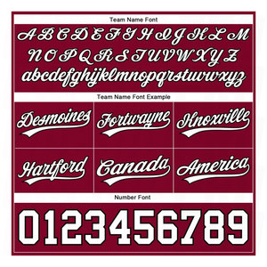 Custom Maroon White-Black Authentic Basketball Shorts <b>No</b> <b>Logo</b> Premium Moisture-Wicking Performance Athletic Shorts for Men Women - Product Image 6