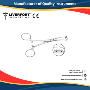 Pinces utérines Collin de qualité supérieure, instruments chirurgicaux en acier inoxydable pour gynécologie, hystérectomie et chirurgie pelvienne, certifiés CE - Product Image 2
