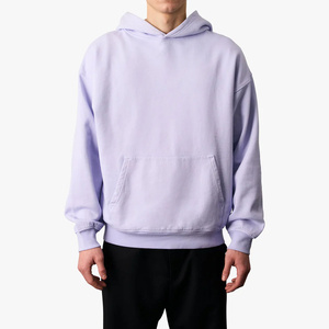 Custom Design Pullover Hoodies Cotton Polyester <b>Thick</b> <b>Fleece</b> Oversized Eco-Friendly 440g Mens Streetwear Sweatshirts - Product Image 1