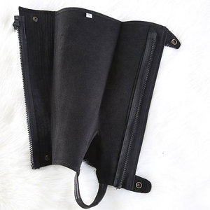 Custom Made Adults Perfect Choice Different Designs Mini <b>Half</b> <b>Chaps</b> Horse Riding Leather <b>Half</b> <b>Chaps</b> - Product Image 6