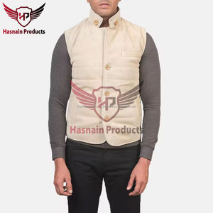 Gilet en cuir bouffant de dernière conception de qualité supérieure pour l'hiver des hommes tenues décontractées en plein air Logo personnalisé gilet bouffant élégant - Product Image 4
