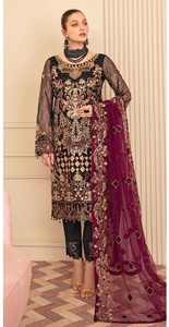 ชุดเดรสผ้าชีฟองปักลายสำหรับผู้ใหญ่จากปากีสถานและอินเดียชุดงานแต่งงานในฤดูร้อนขายดี2022 - Product Image 4