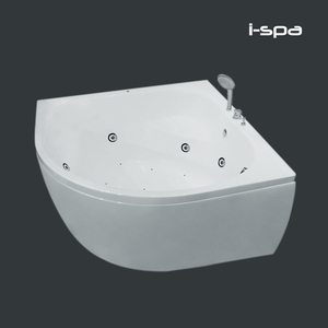 Bañera de Hidromasaje Triangular Acrílica Moderna Independiente IZE 120 para Uso en Hoteles y Villas - Product Image 3