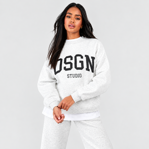 Sudaderas Extra Grandes para Mujer, Marca Crescent Wear, con Logotipo Personalizado OEM, 100% Algodón Francés de Alta Calidad, Ecológicas - Product Image 5