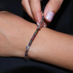 Dual Gemstone Beads <b>Bracelet</b> Natural Stone <b>Beaded</b> <b>Bracelet</b> Dainty Minimalist <b>Bracelet</b> Women Fashion Jewelry - Product Image 4