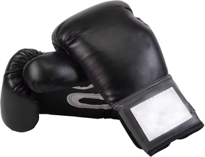 Professional Synthetic Leather Heavy Duty Boxing Gloves Hook-and-Loop Closure Moisture Wicking Adjustable <b>Wrist</b> <b>Strap</b> for Unisex - Product Image 3