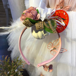 ชุดเดรสทำจากขนสัตว์ลายผีเสื้อสำหรับเด็กแฟนซีทุกวัยรวมถึงงานคาดผมลายดอกไม้สำหรับงานปาร์ตี้ฤดูใบไม้ผลิ - Product Image 5