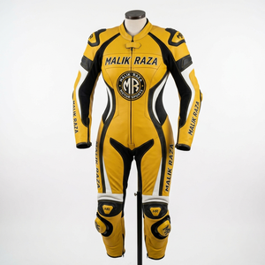 Traje de Motocicleta de Cuero de Una Pieza para Mujer, Ajuste Personalizado, Ropa de Pista - Product Image 4