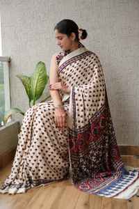 Elegante Saree de Seda Modal con Acabado de Alta Calidad para Uso Festivo y Diario - Product Image 2