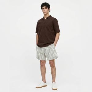 Camiseta Polo de Corte Regular para Hombre, Algodón Piqué, Transpirable, Cómoda, Manga Corta, Informal, para Uso Diario - Product Image 1