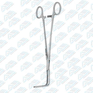 Pinza bronquial, longitud total 223 mm, longitud efectiva de la mandíbula 57 mm, instrumento médico Debakey, 1 x 2 dientes Lees - Product Image 2