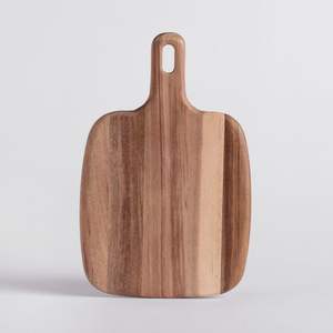 Tabla de cortar de madera de acacia de primera calidad, juego de tablas de cortar, tabla para queso con acabado natural de acacia a un precio razonable - Product Image 1