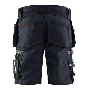 Shorts de travail haute visibilité pour hommes, imperméables, fluorescents, avec plusieurs poches, résistants, pour travaux de construction - Product Image 4