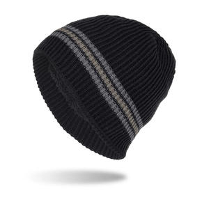 Beanie Jacquard Knitted <b>Hat</b> Soft Stretch Fabric <b>Winter</b> Cap Textured Pattern Casual Streetwear Unisex Style And Sale OEM Service - Product Image 3