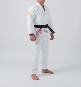 ชุดคาราเต้กิโมโนสั่งทำพิเศษ 460gsm ผ้าฝ้าย 100% ระบายอากาศได้ดี สีน้ำเงิน ดำ ขาว - Product Image 1