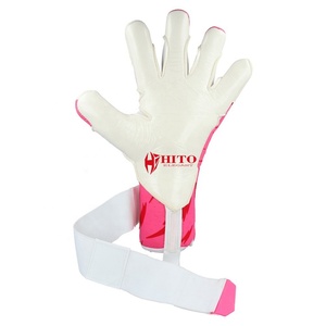 Nouveauté Gants de gardien de but personnalisés Contact de la paume avant en latex Dos en latex Impression par sublimation et découpe hybride en caoutchouc injecté - Product Image 4