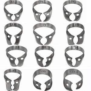 ชุดคลิปหนีบยางสำหรับงานทันตกรรม 40 ชิ้น ผลิตจากเหล็กกล้าไร้สนิมเกรดเยอรมัน ชุดอุปกรณ์ทันตกรรมคละแบบ - Product Image 4