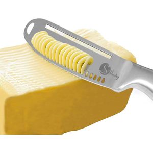 Set di Utensili 3-in-1 Magic Butter Knife Spreader Curler per Spalmare il Burro e Arricciare, Completa la Tua Collezione di Coltelli da Cucina - Product Image 1