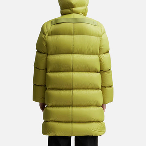 Solid Trader High Quality <b>Snow</b> Weather Parka Smooth Zip Up Design Soft Layer Warmth Maintenance Long Puffer Jacket - Product Image 2