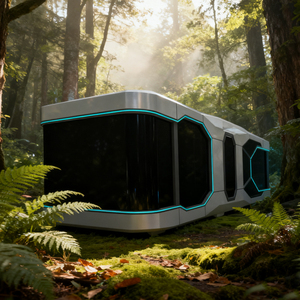 Linh hoạt cao không gian sáng tạo prefab cách nhiệt container nhà màu sắc khác nhau có sẵn Apple cabin phong cách - Product Image 6