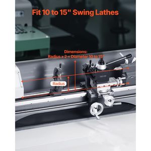 Set di 6 Portautensili a Cambio Rapido con Supporti per Utensili da Tornio in Metallo e Accessori per Portautensili a Cuneo (Nuovo) - Product Image 2