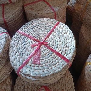 Alfombrilla de lujo floral tradicional tejida a mano de jacinto de agua, ecológica, gruesa, de alto aislamiento, para uso doméstico y bodas, al por mayor. - Product Image 6