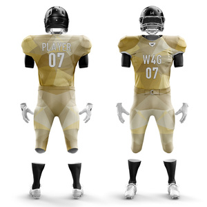 <b>Elite</b> Sublimated American Football Uniform Set Custom Football Jerseys Pants USA Team Sports Apparel Supplier - Product Image 6