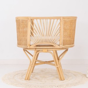 Lit bébé design mignon en rotin à prix abordable, berceau pour nourrisson, lit de bébé - Product Image 3